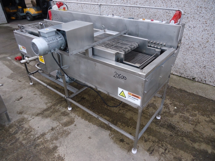Coat and Fry Continuous Oil Fryer - 400mm belt width